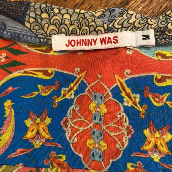 Johnny Was Silk tunic - Picture 6 of 6